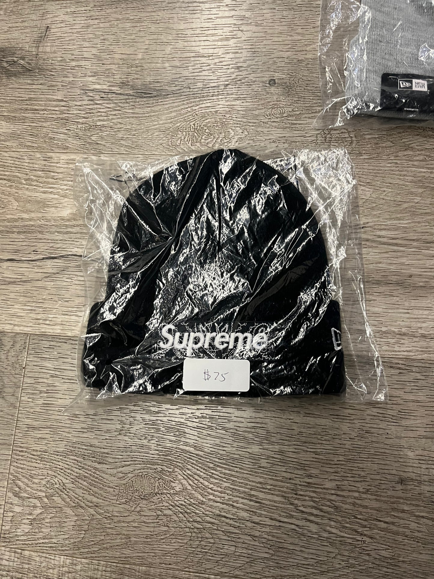 Supreme Black Bandana Box Logo Beanie