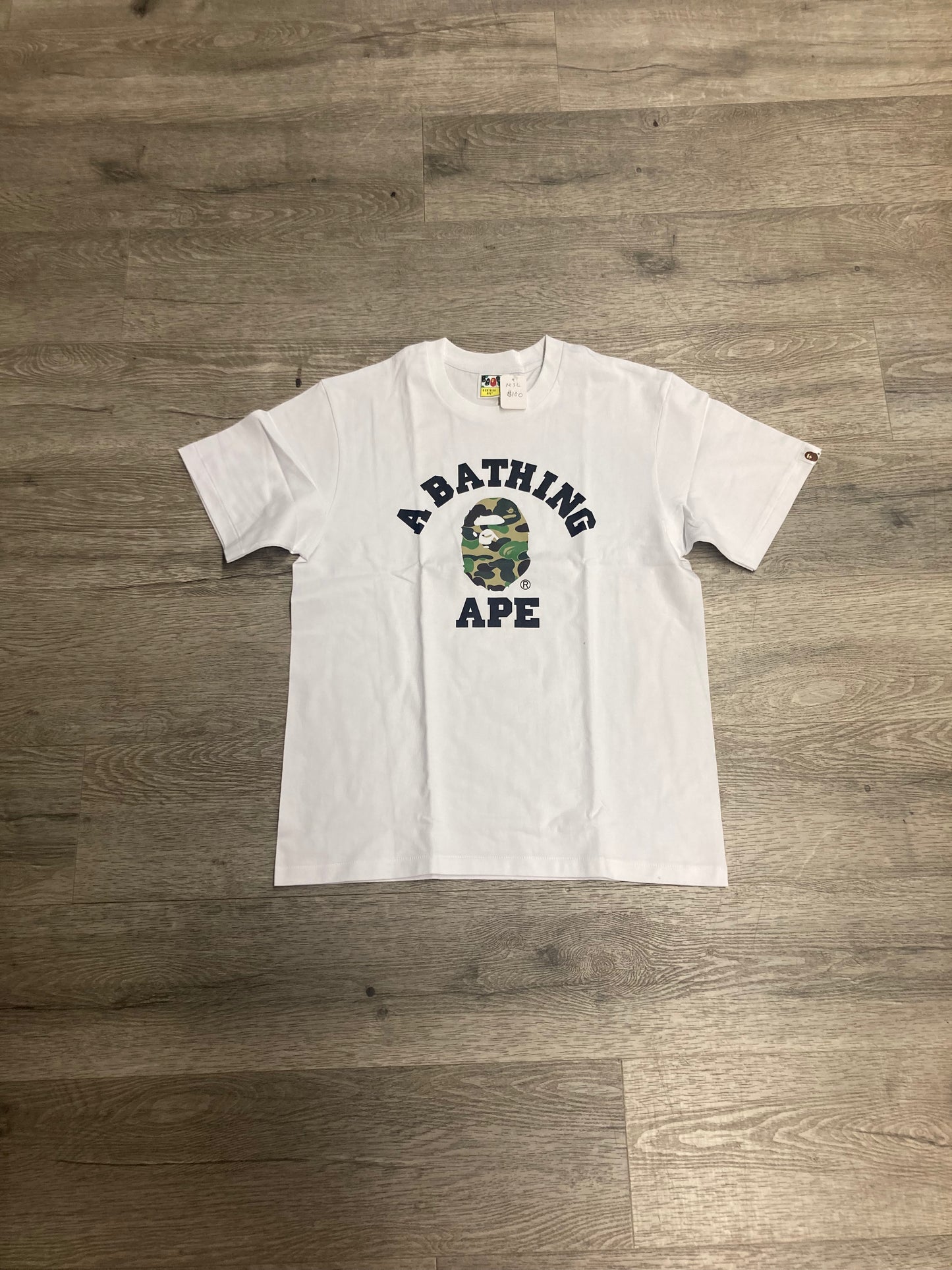 Bape Tan Camo Tee White