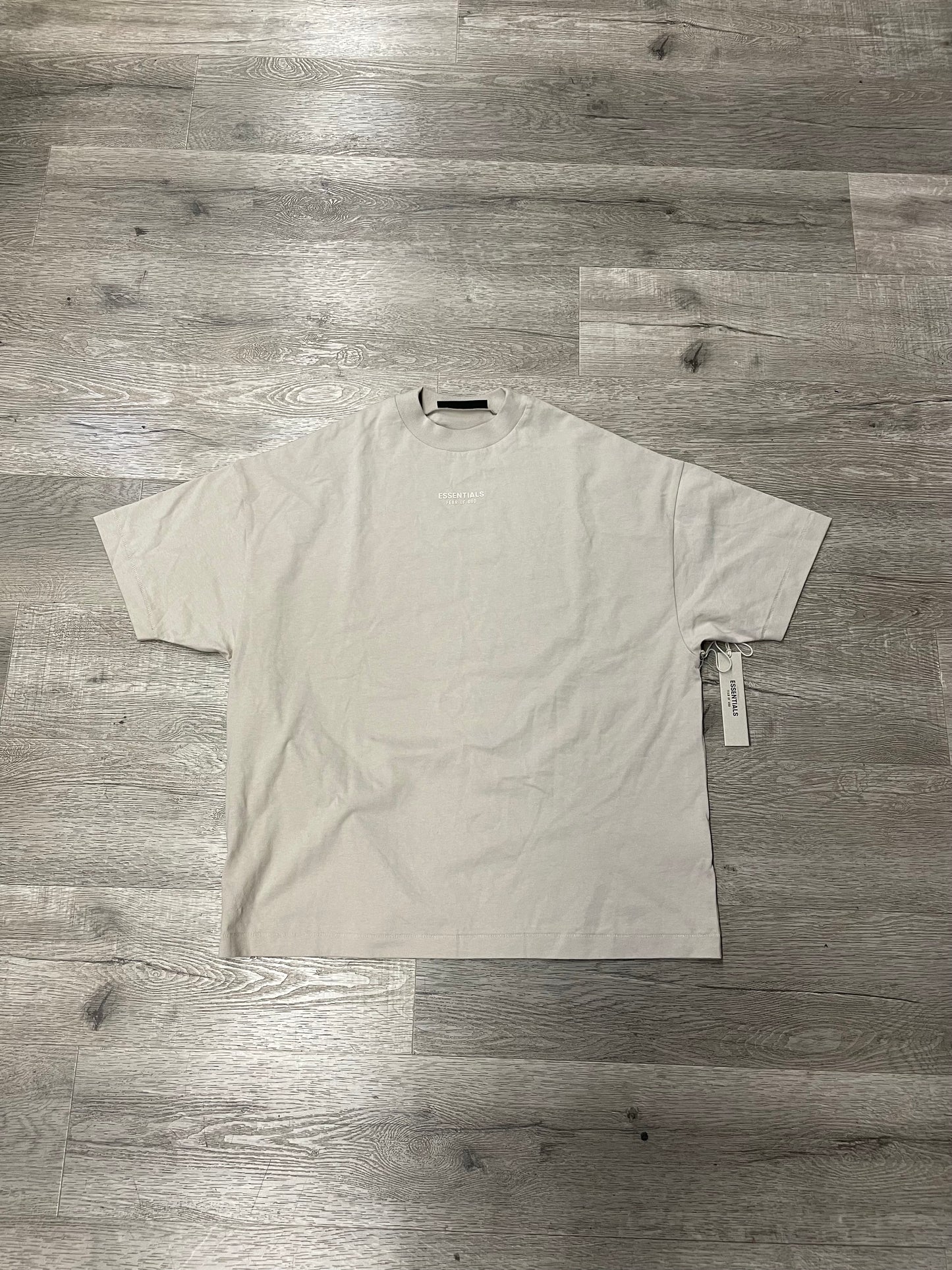 Fear of God Essentials Tee Silver Cloud