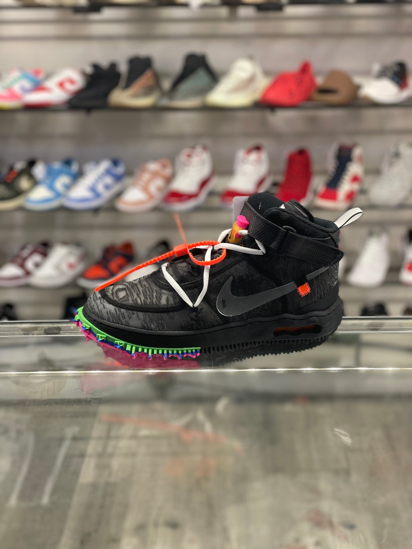 Off-White Nike Air Force One Mid Black