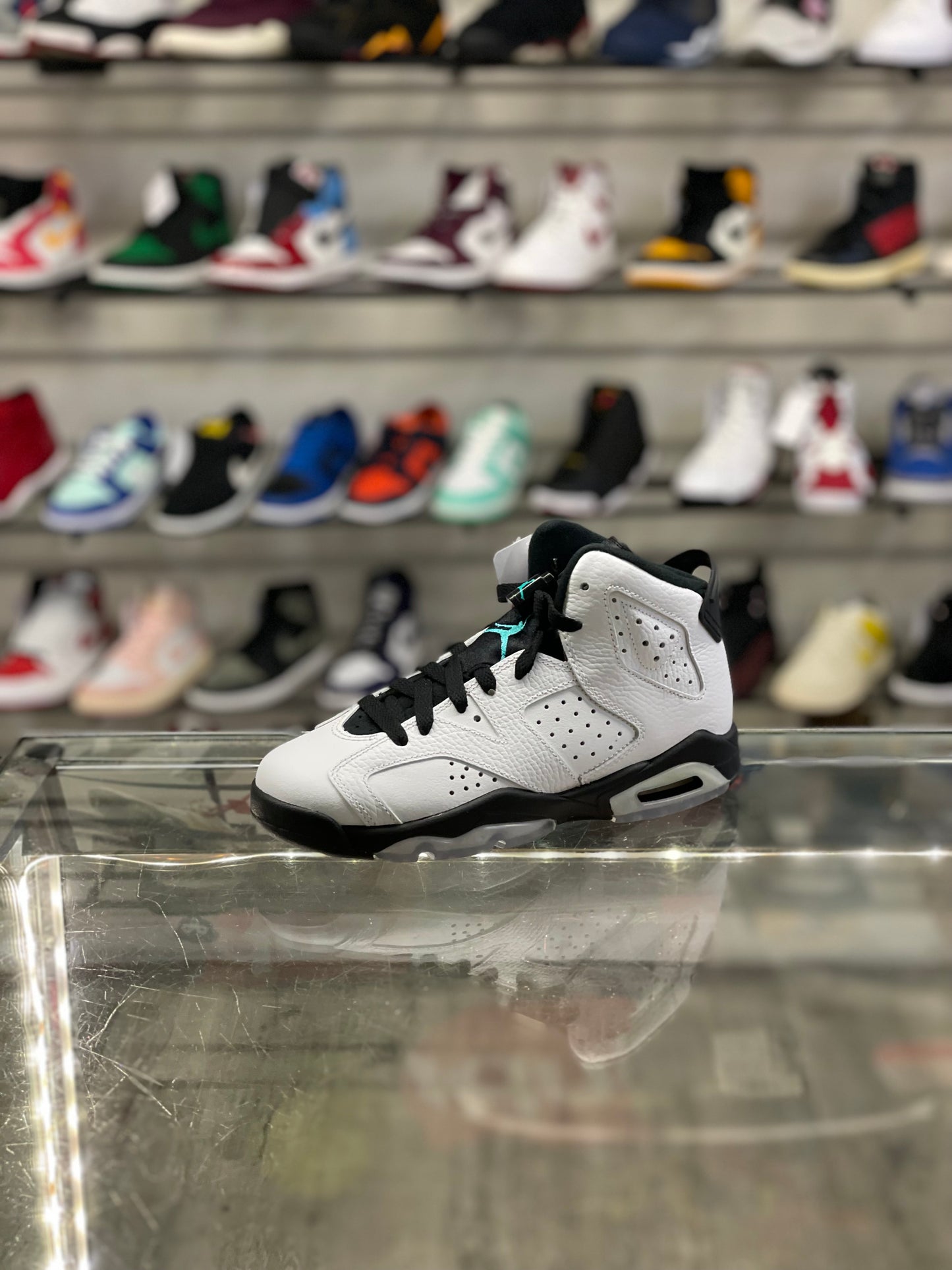 Air Jordan 6 White Jade Black