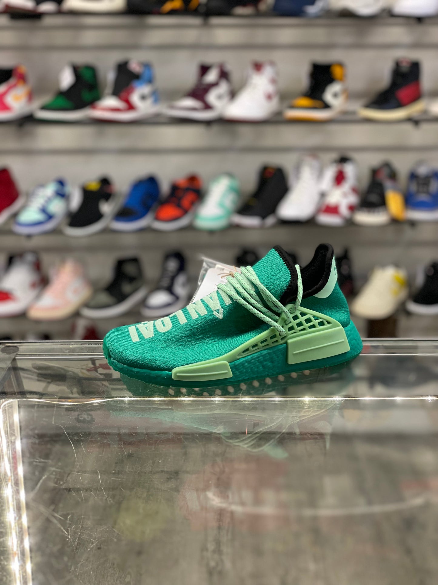 Pharrell Adidas HU NMD Green Complexcon