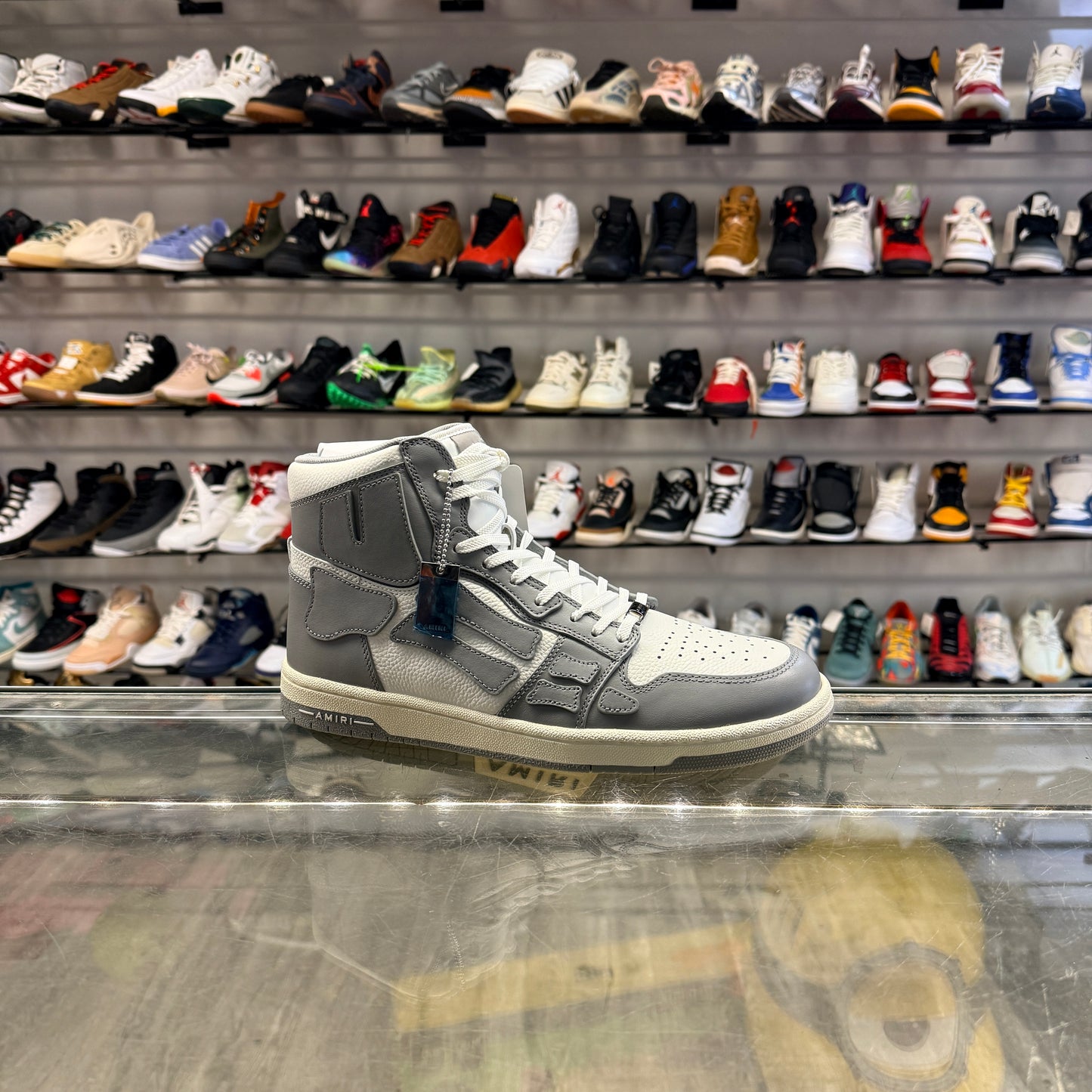 Amiri Skeleton High Grey White