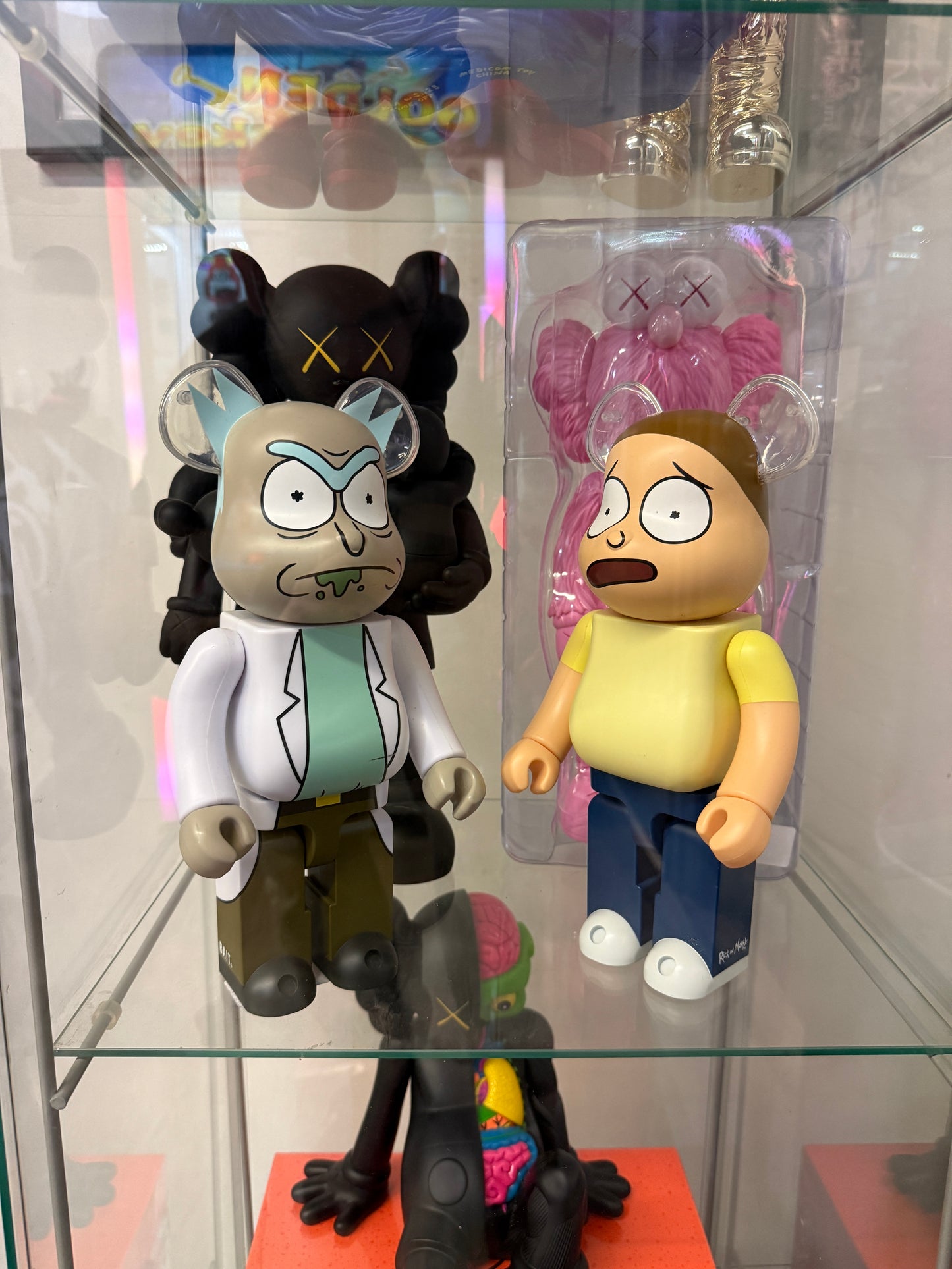 Rick & Morty 400% Bearbrick Set