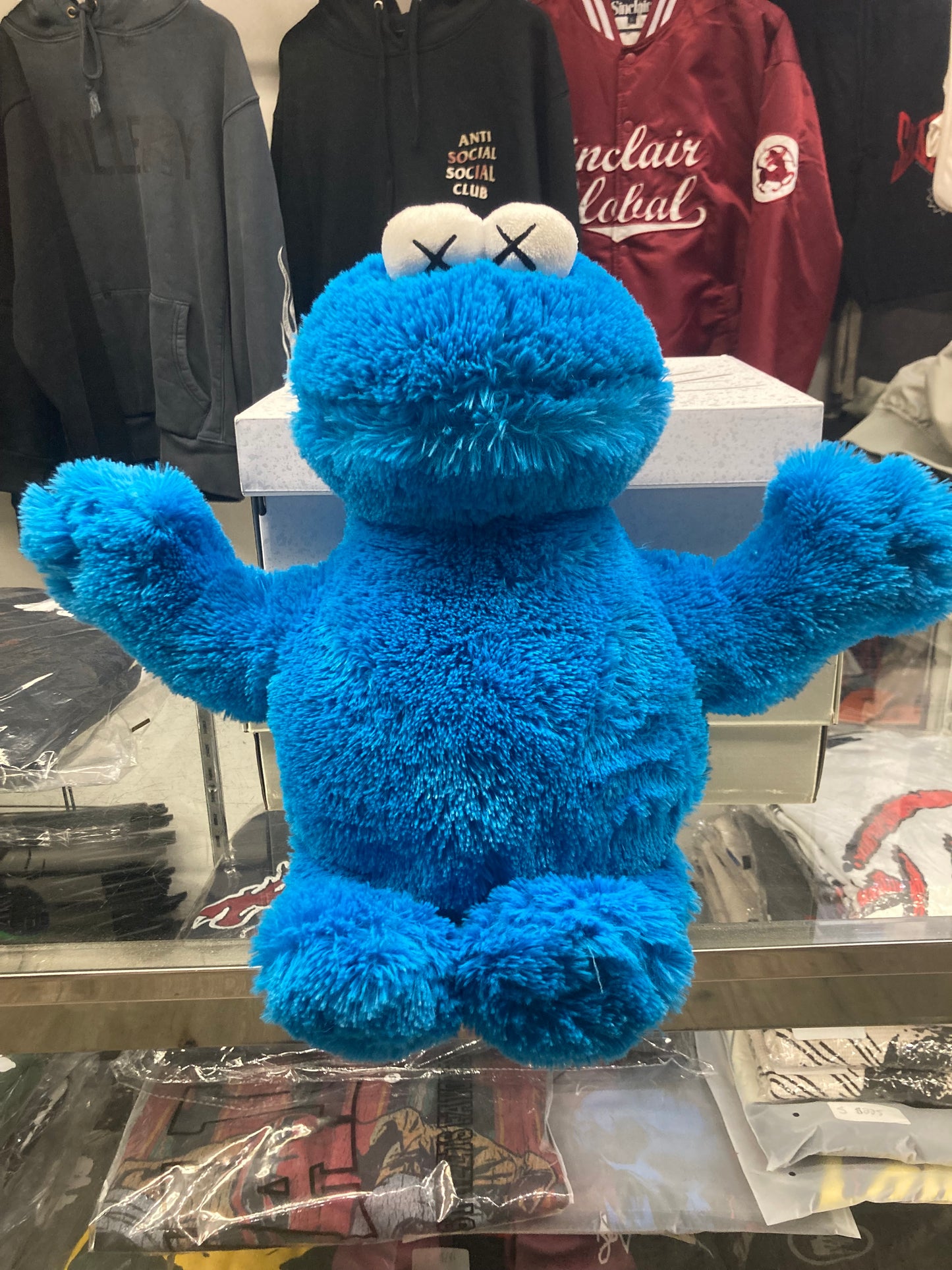 Kaws Sesame St Cookie Monster Plush