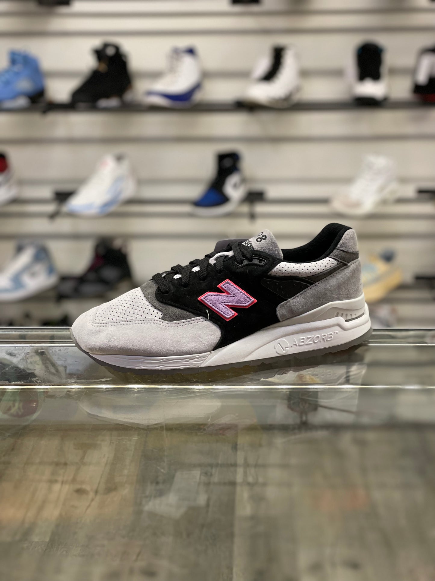 New Balance 998 Grey/Black/Purple