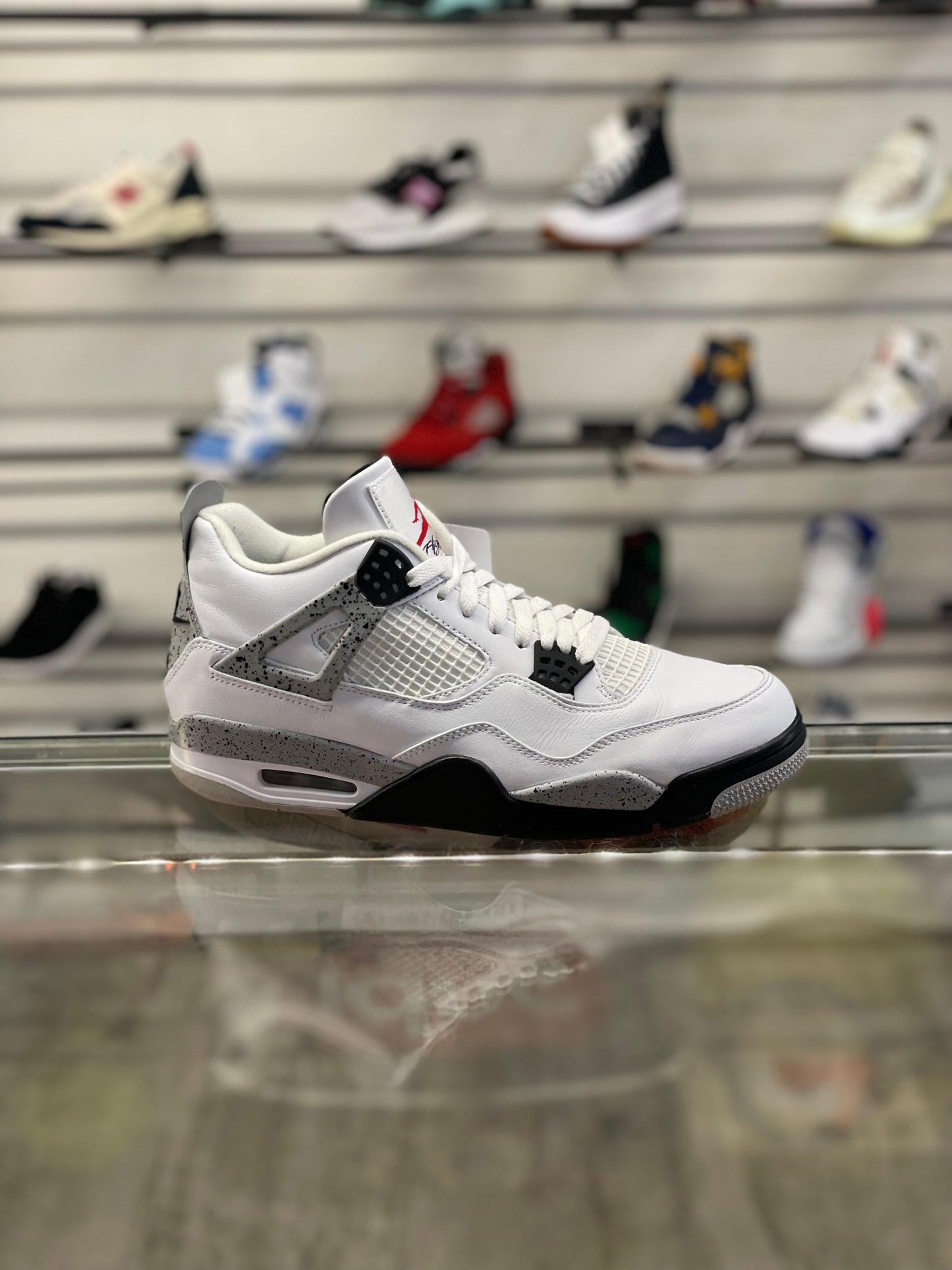 Air Jordan 4 White Cement