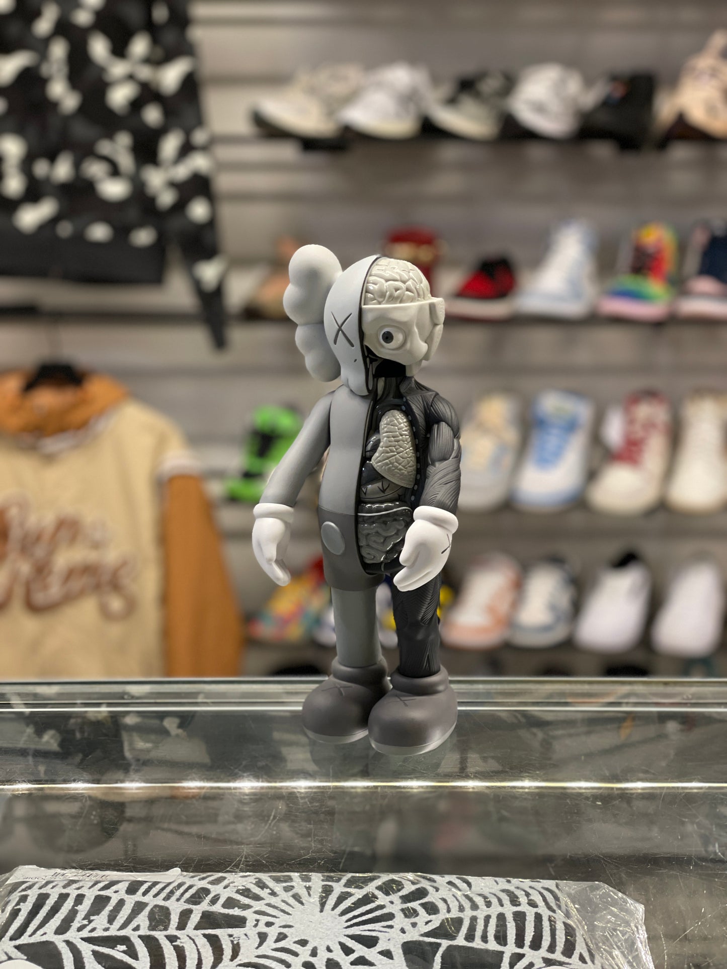 Kaws Figure Grey Flayed