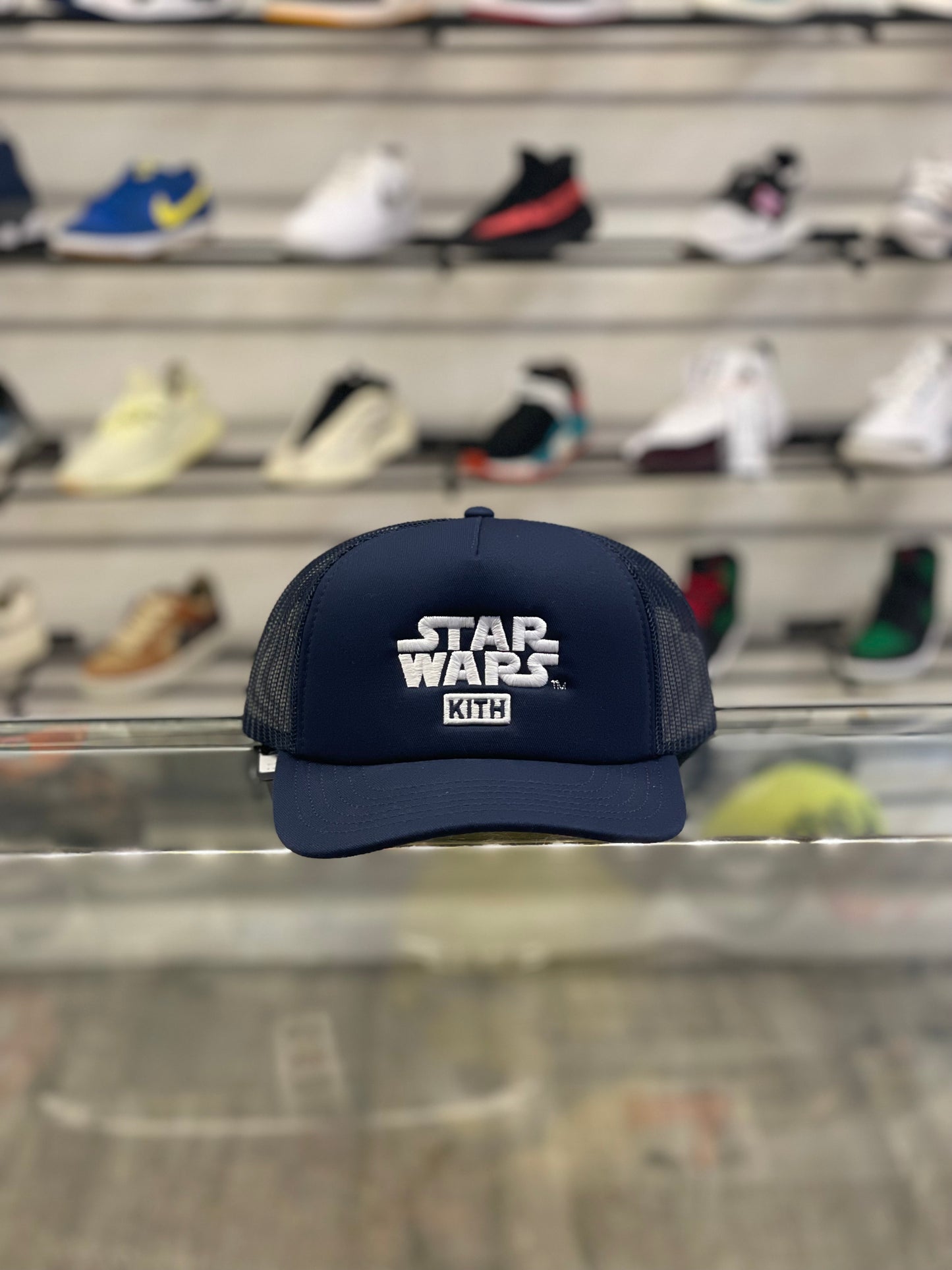 Kith Star Wars Trucker Hat Navy