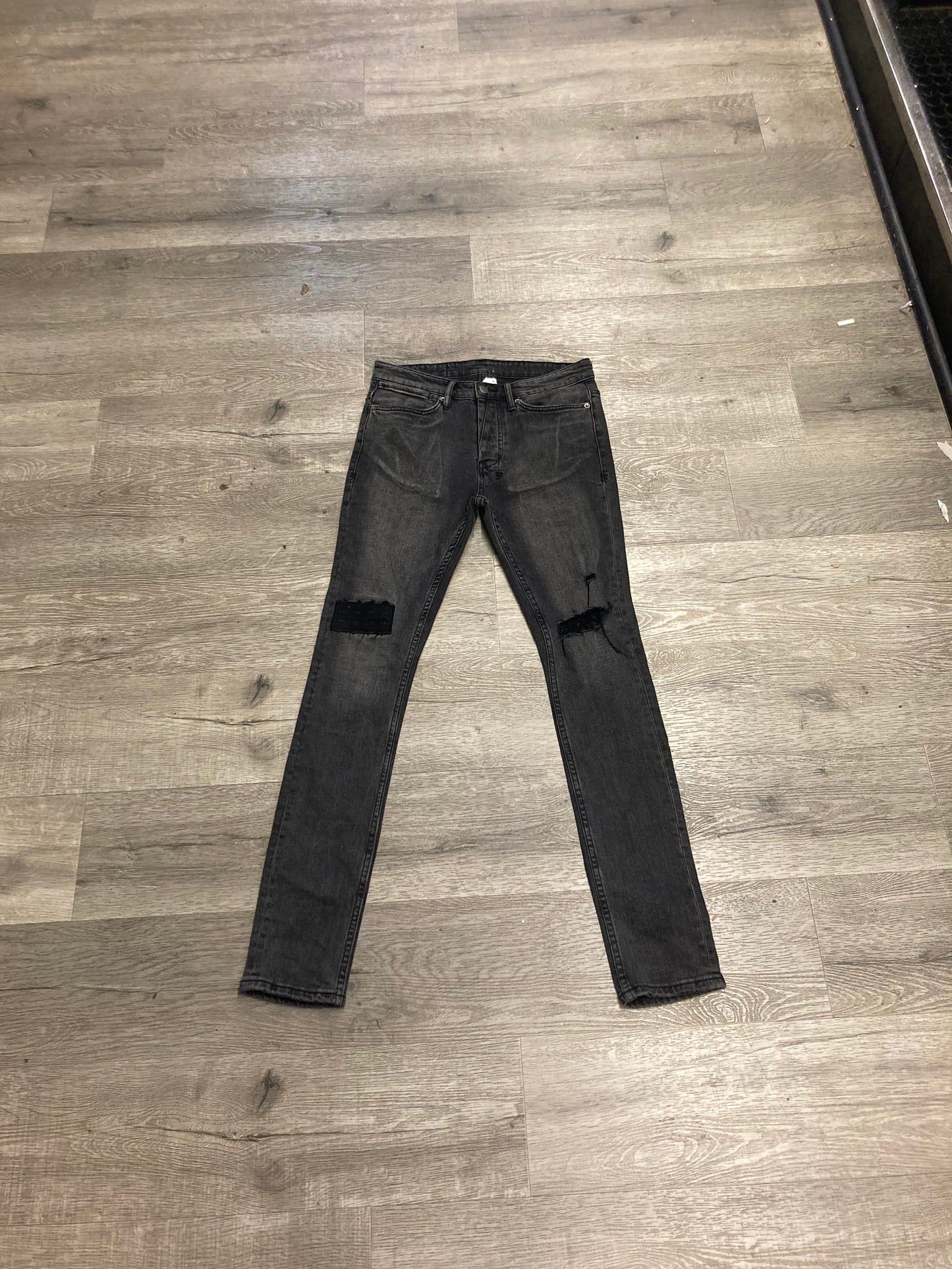 Ksubi Jeans Black (Knee Patch/Rip)