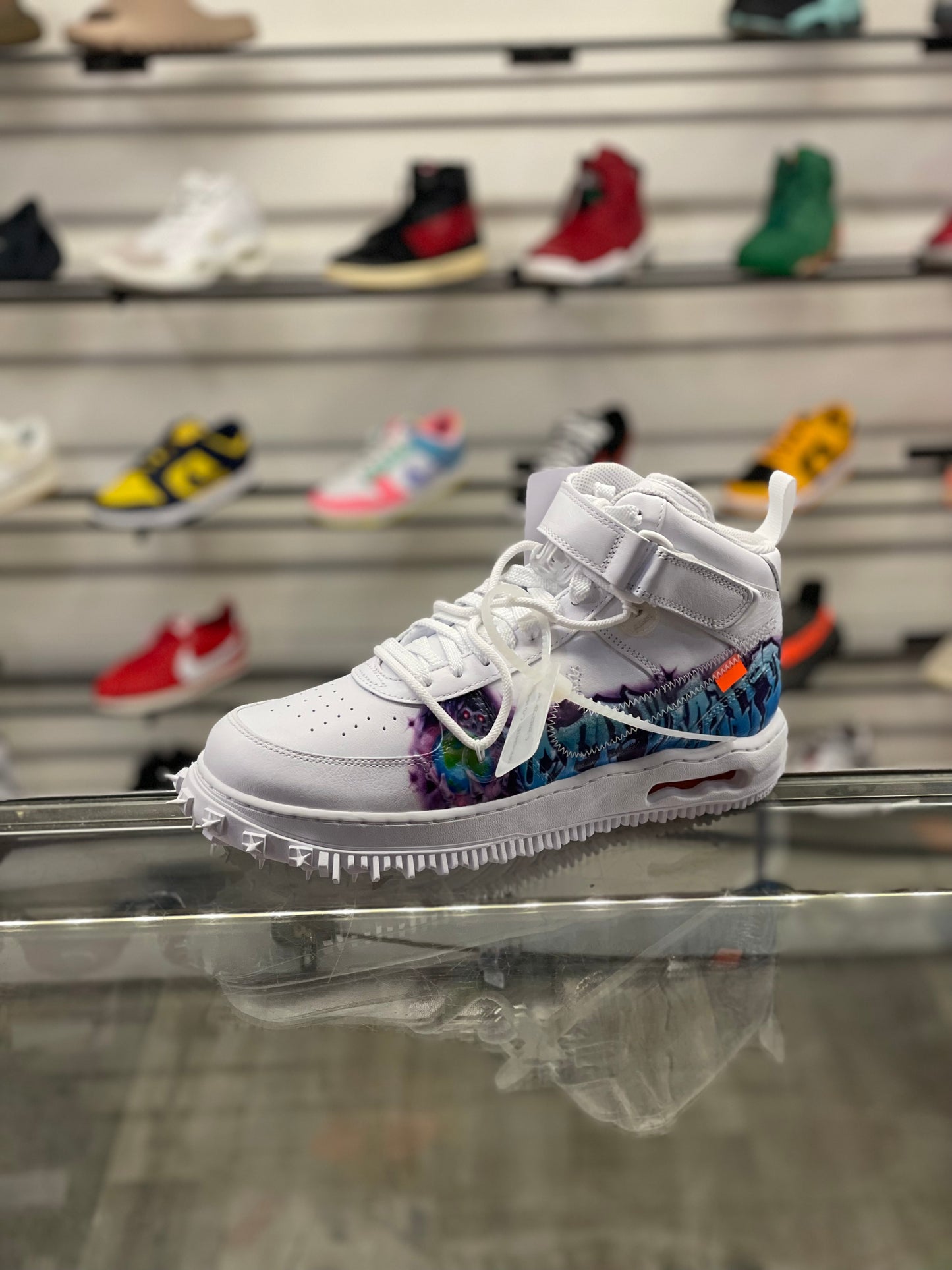 Off-White Nike Air Force One Mid Graffiti