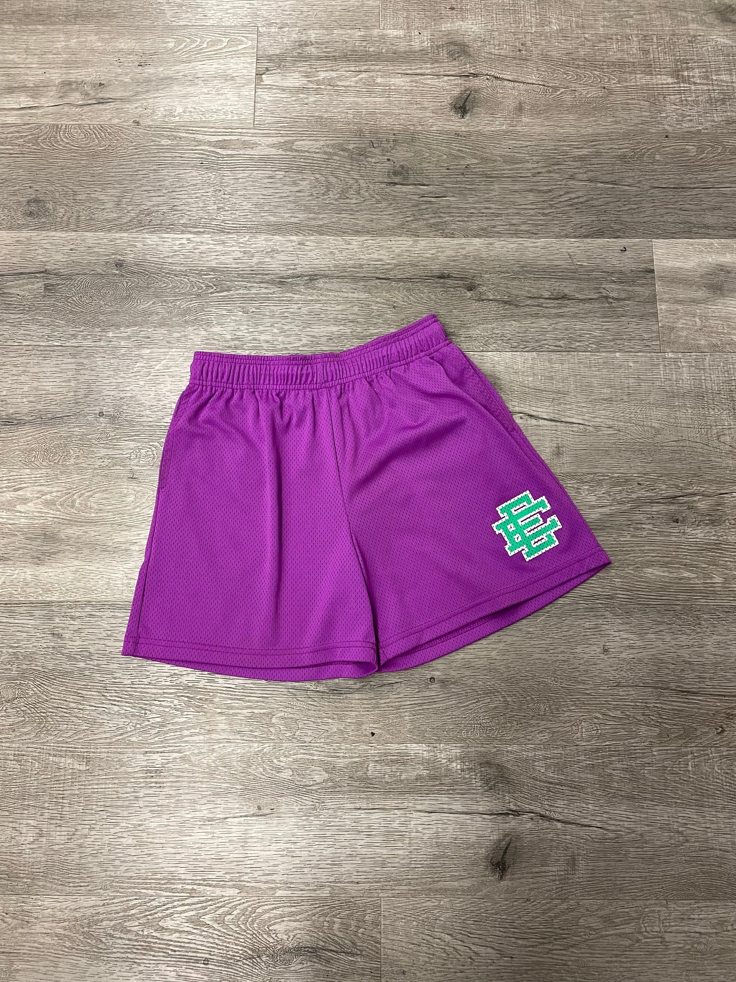 Eric Emanuel Shorts Purple Green