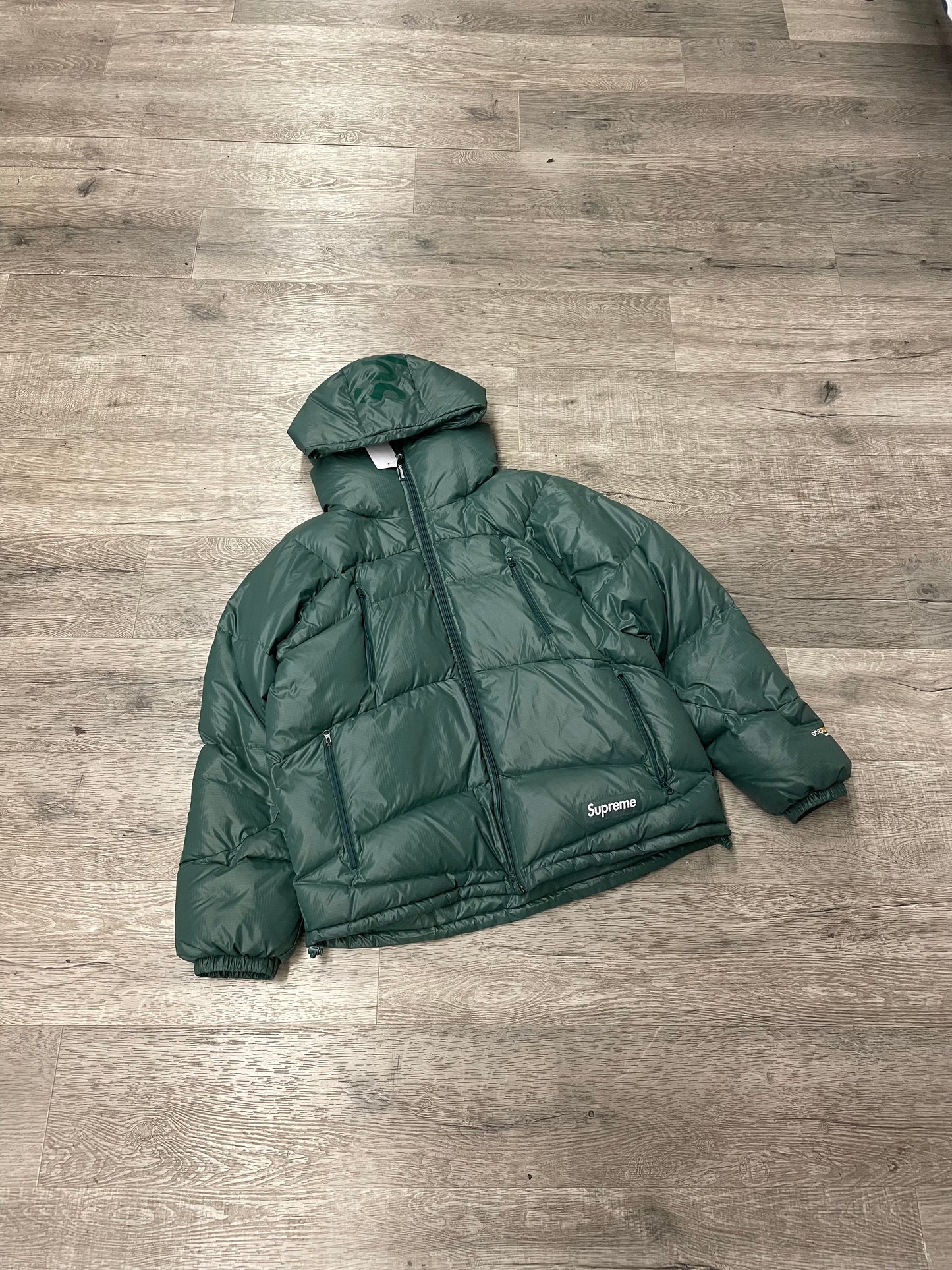 Supreme Reversible Puffer Jacket Green