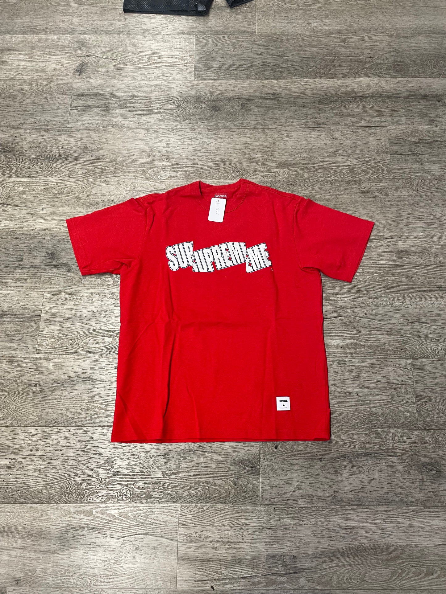 Supreme Cutout Tee Red
