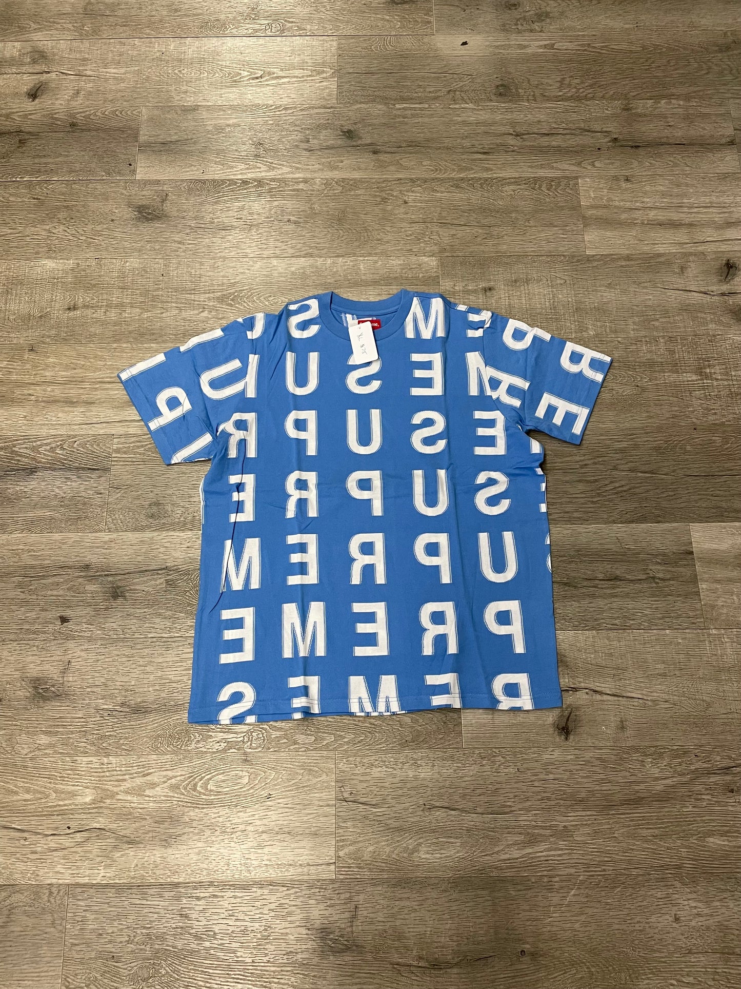 Supreme Intarsia Tee Blue