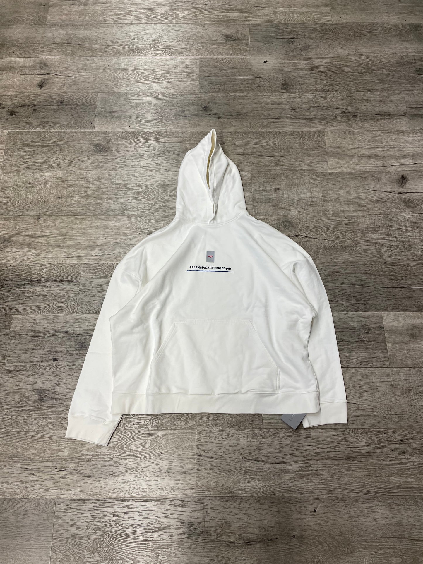 Balenciaga Spring 22 Hood White