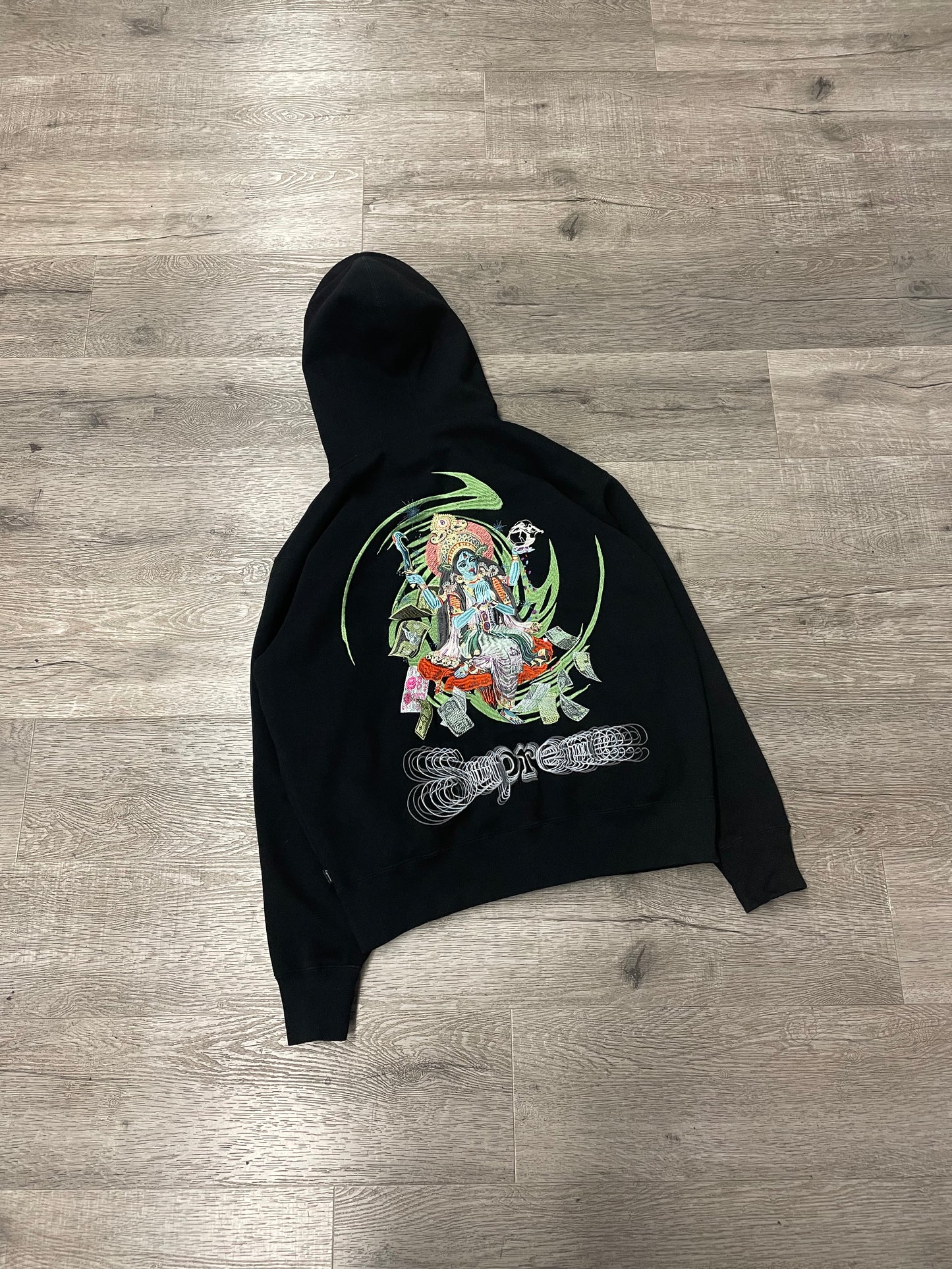 Supreme Zip Up Embroidered Hood