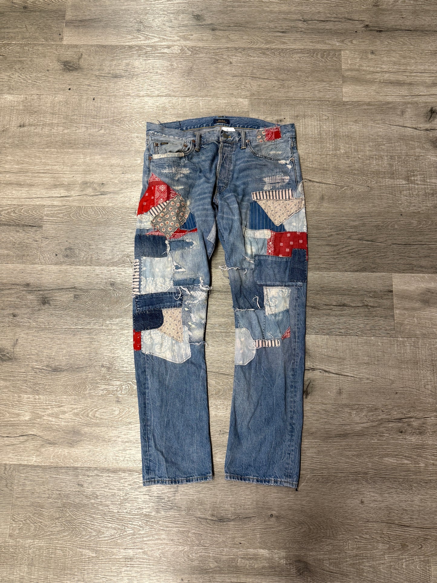 Polo Patchwork Jeans Custom