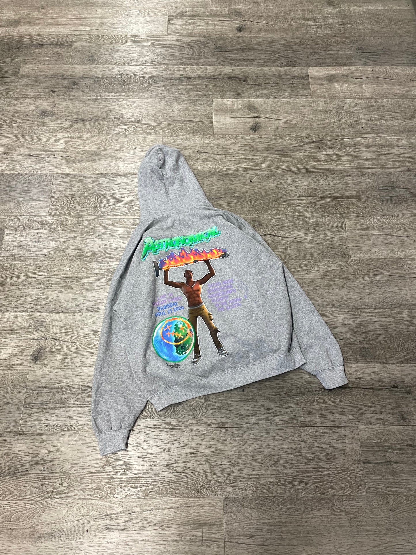 Travis Scott Astroworld Hood Grey