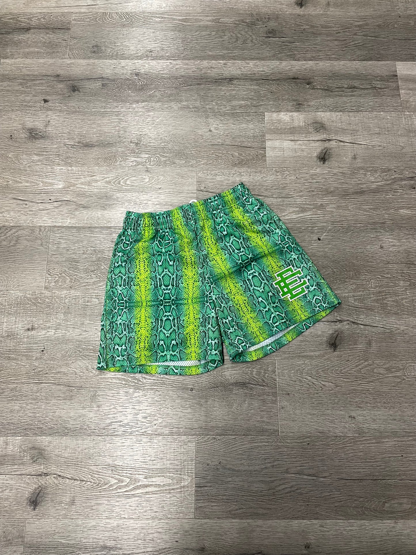 Eric Emanuel Green Snakeskin Short