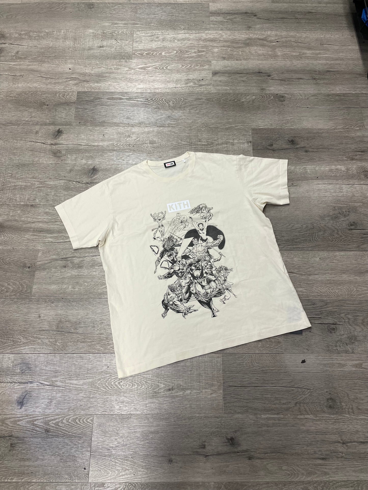 Kith Marvel X-Men Heroes Tee Cream