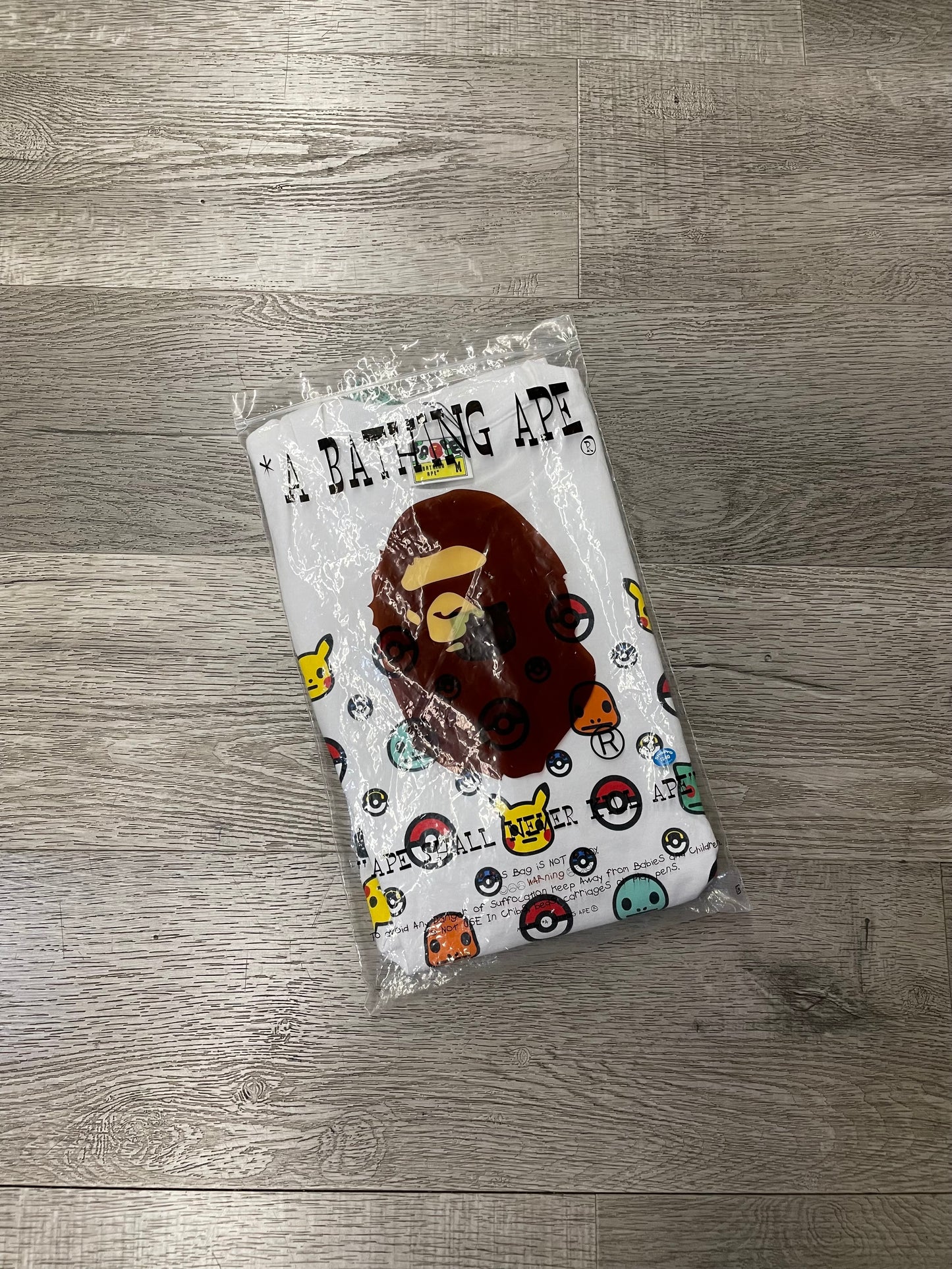 Bape Pokemon Tee White