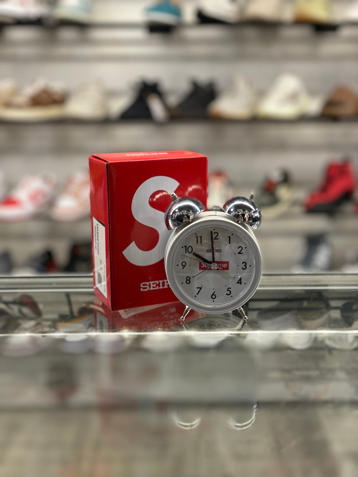 Supreme Alarm Clock White