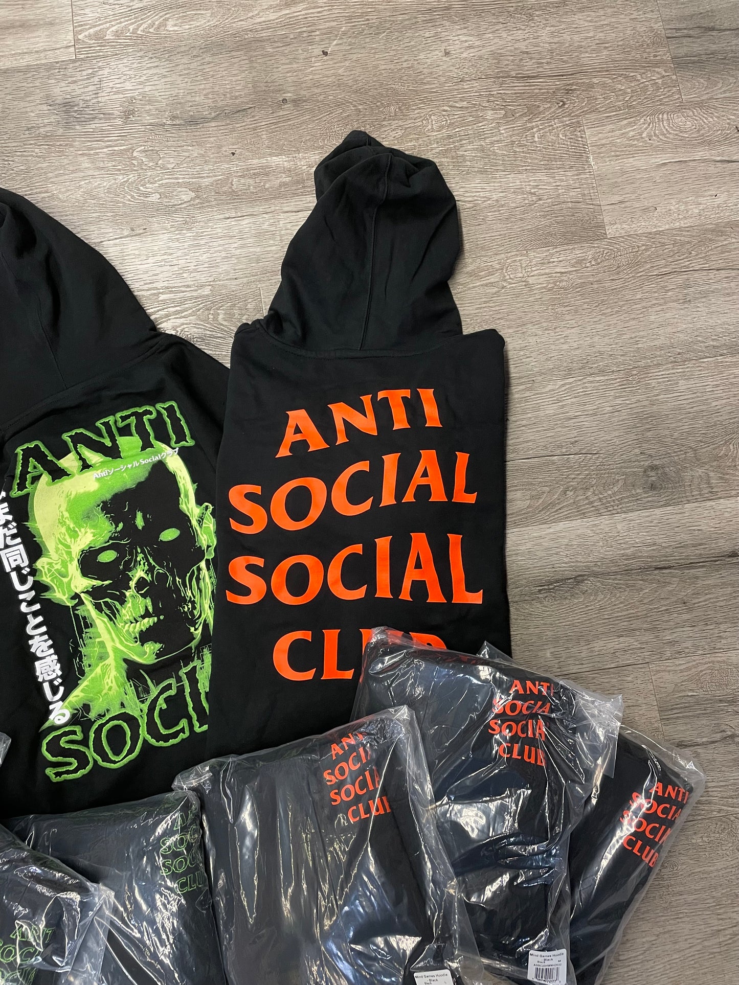 Anti Social Social Club Hood Black/Orange