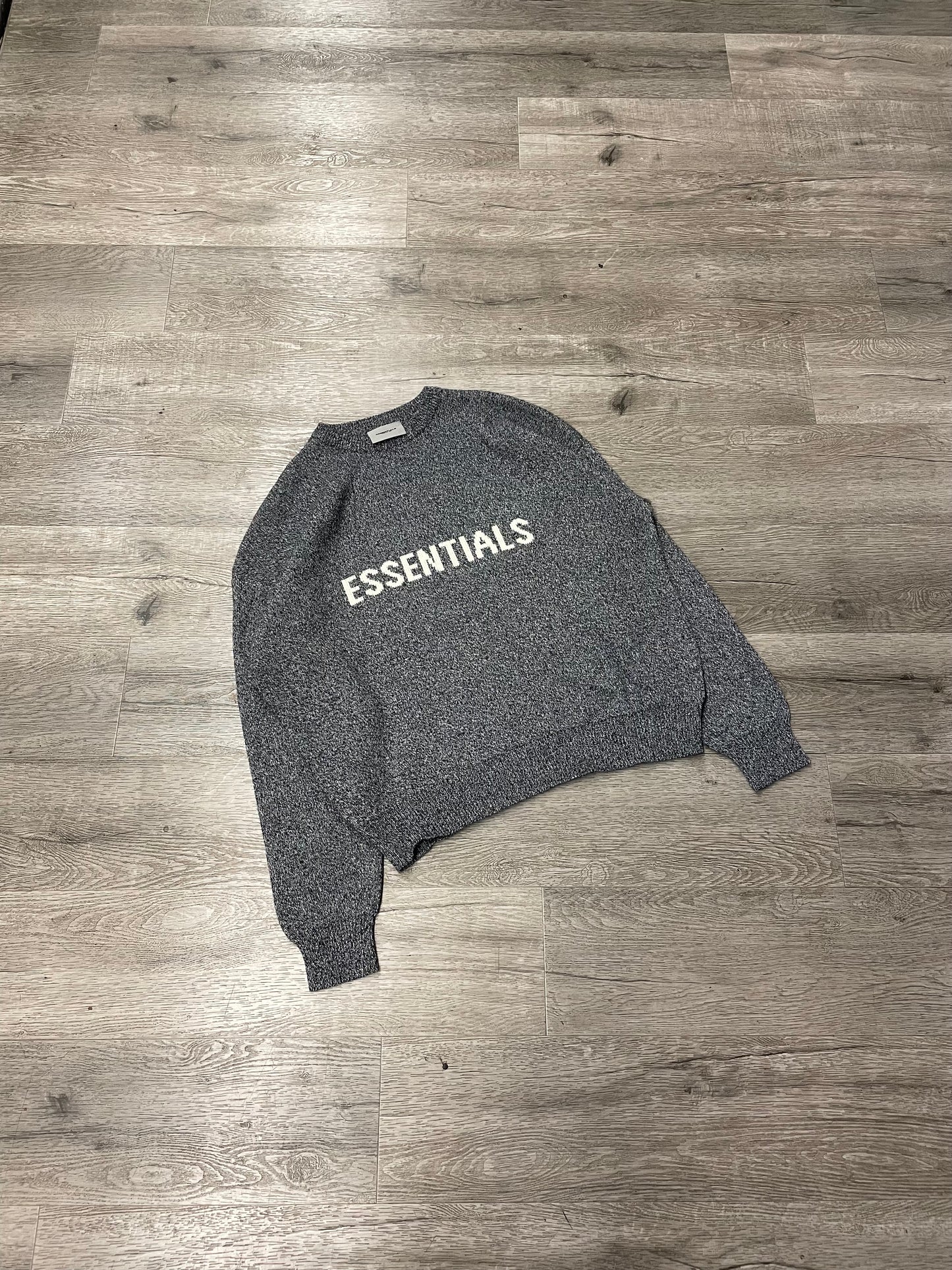 Fear of God Essentials Knit Sweater Grey Melange