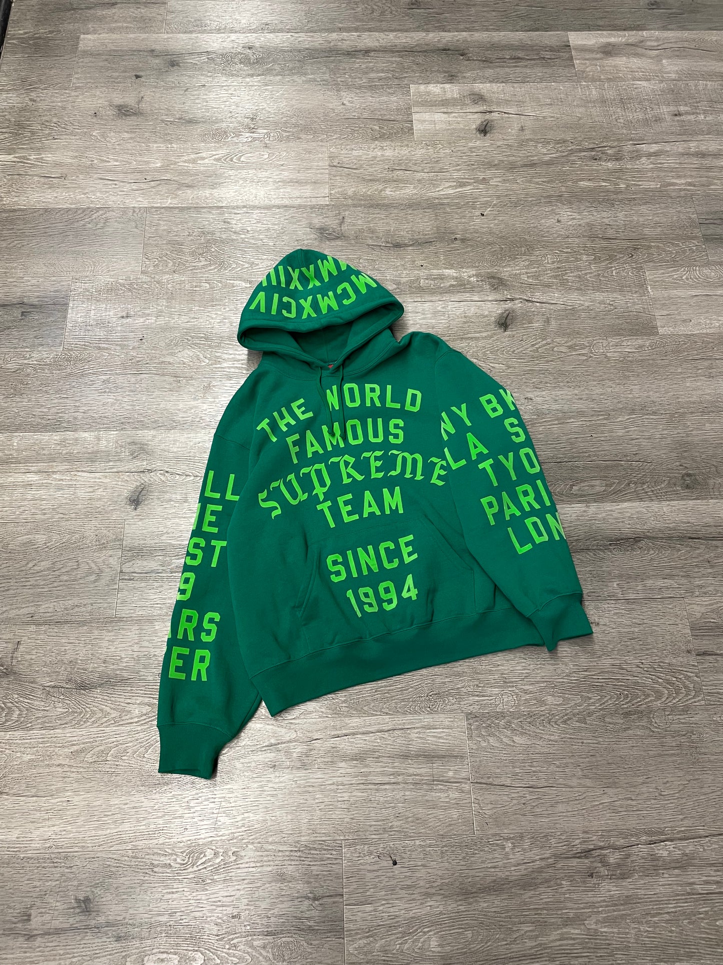Supreme Team Hood Green