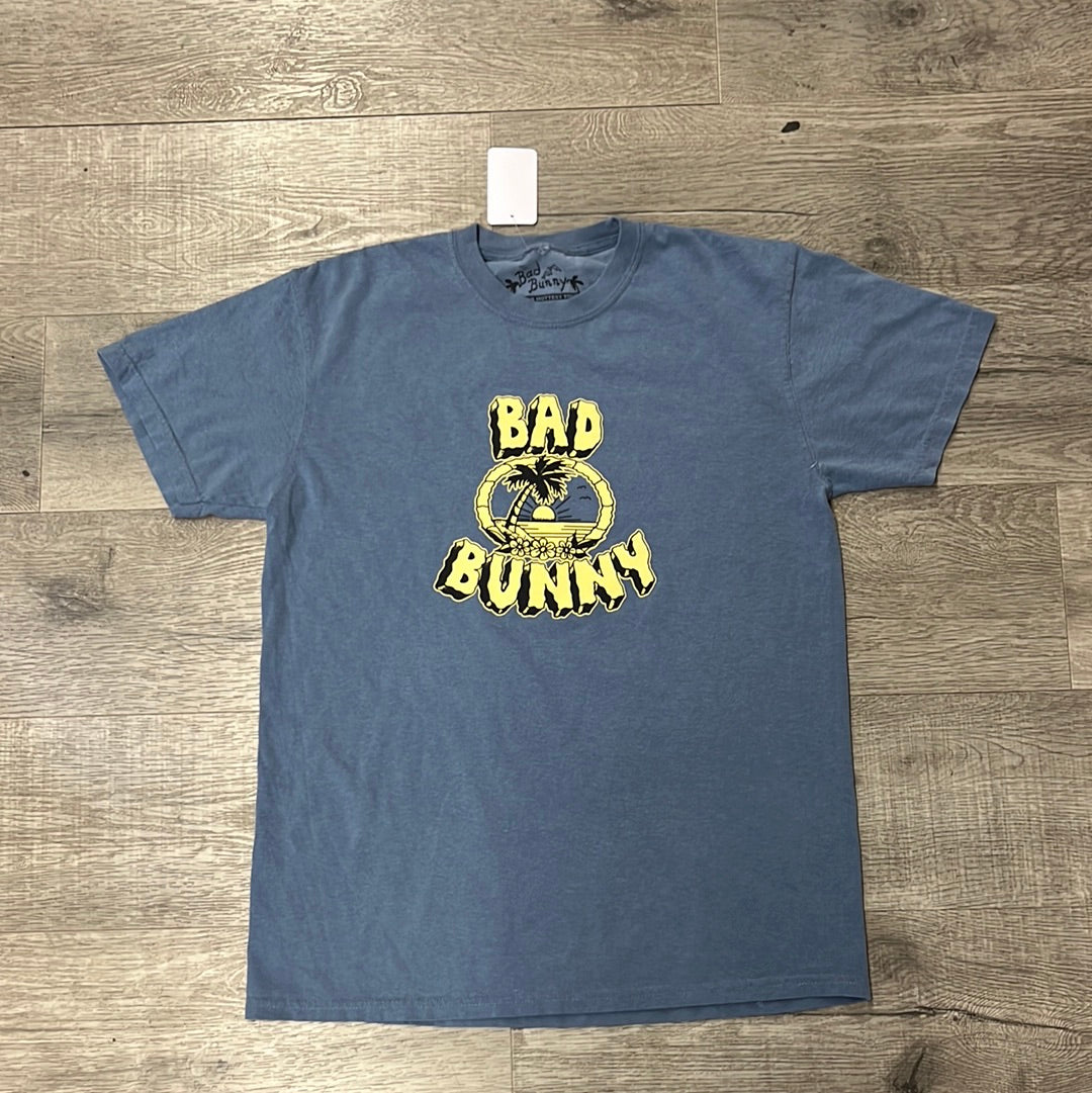 Bad Bunny Safari Tee Blue