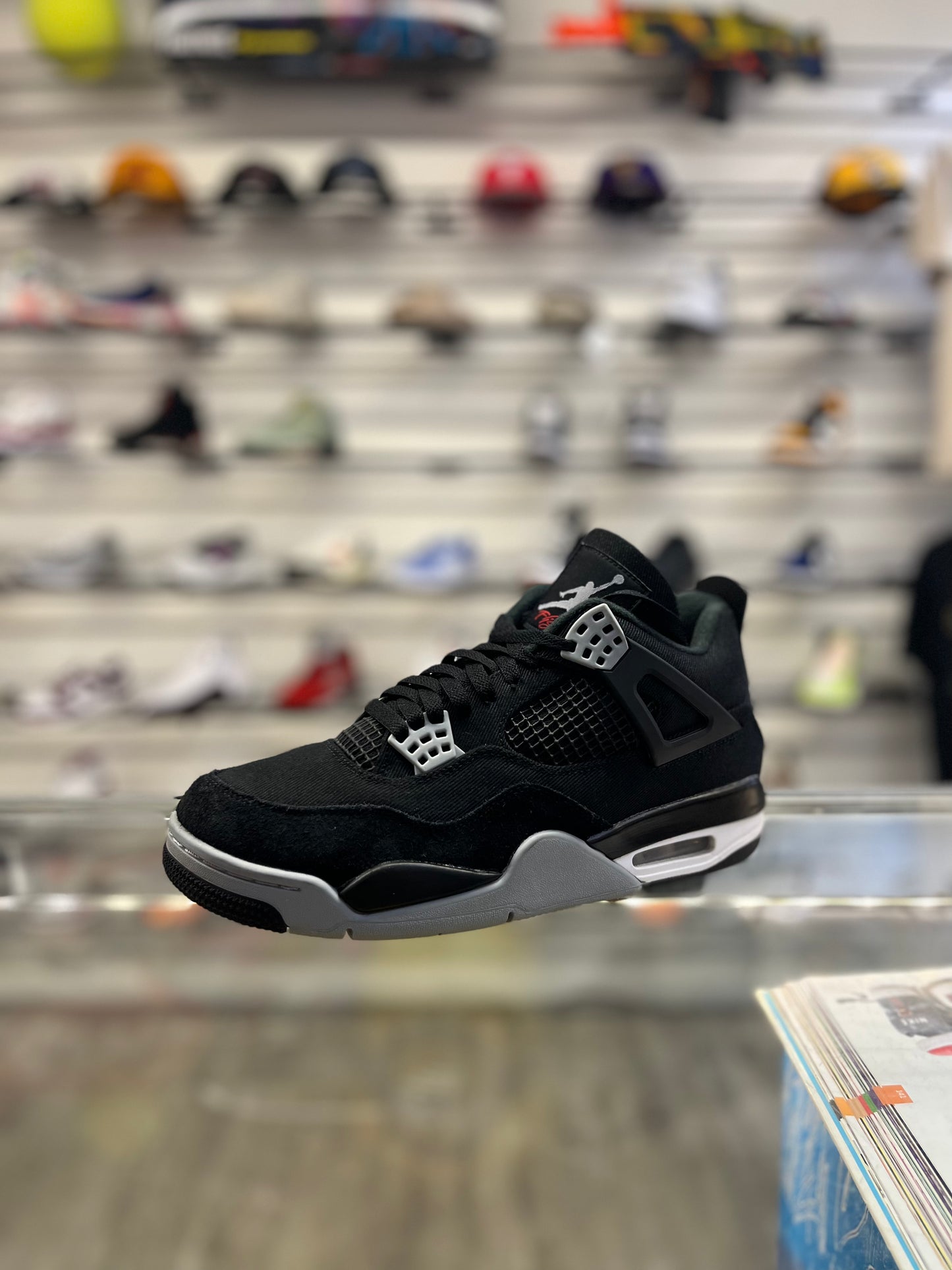 Air Jordan 4 Black Canvas