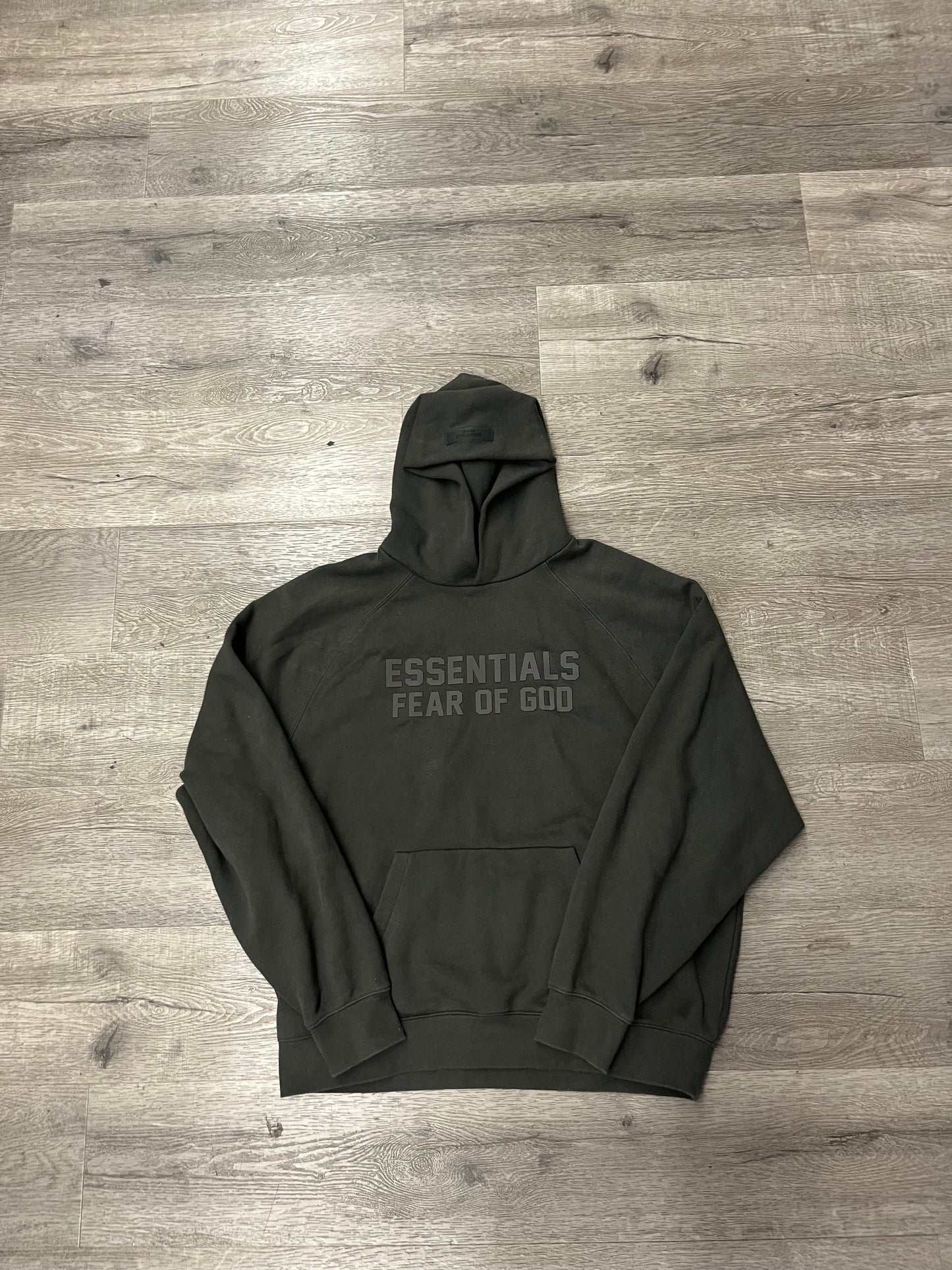 Fear of God Essentials Off-Black Hood