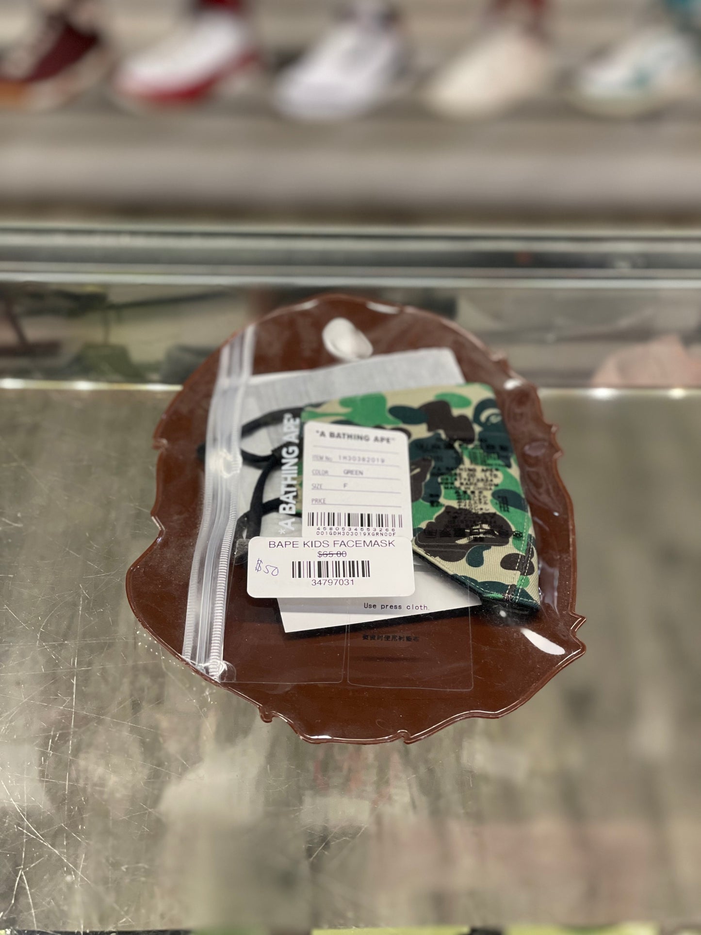 Bape Kids Camo Facemask