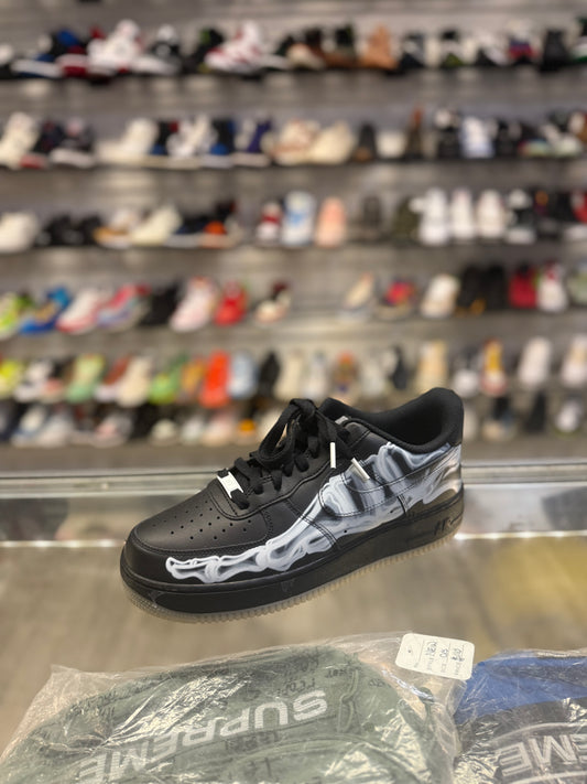Nike Air Force One Low Skeleton Black
