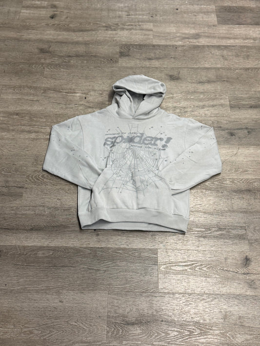 Sp5der Grey P*nk Hood