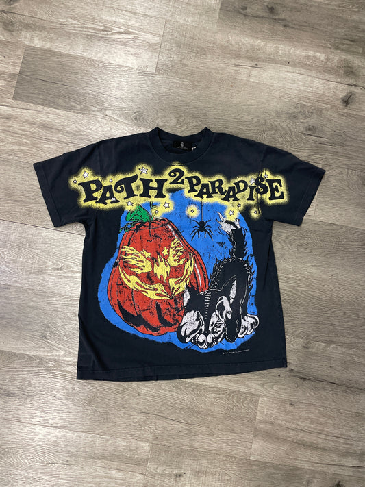 Hellstar Halloween 1996 Path 2 Paradise Tee Black