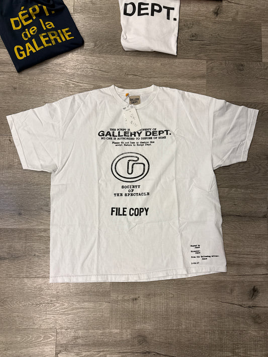 Gallery Dept. Tee Script Tee White