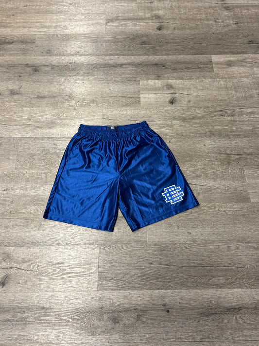 Eric Emanuel Satiin Blue Shorts