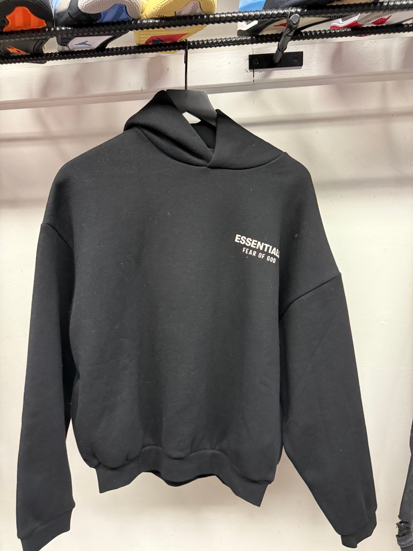 Fear Of God Essentials Hood Black/White