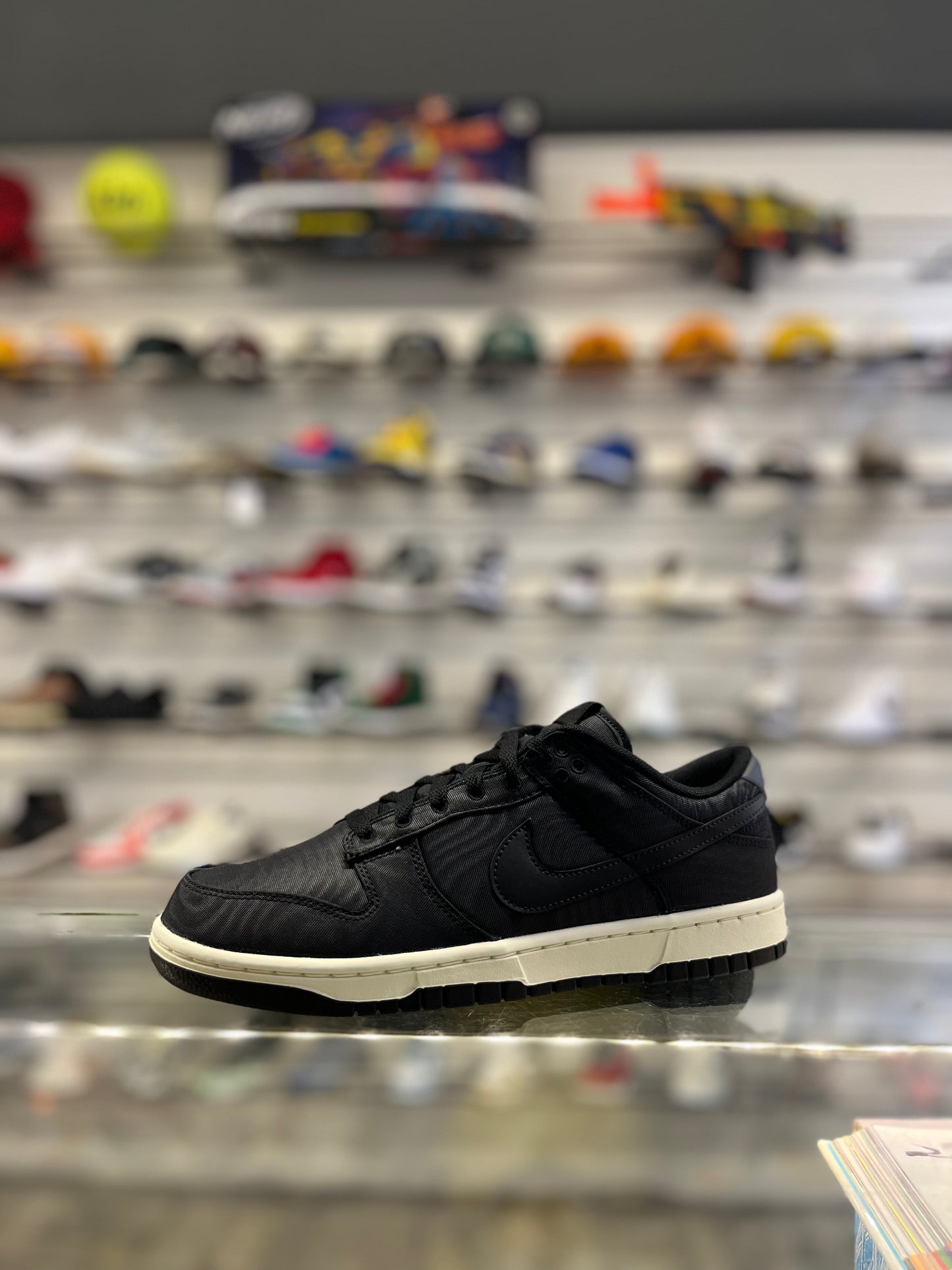 Nike Dunk Low Black Canvas