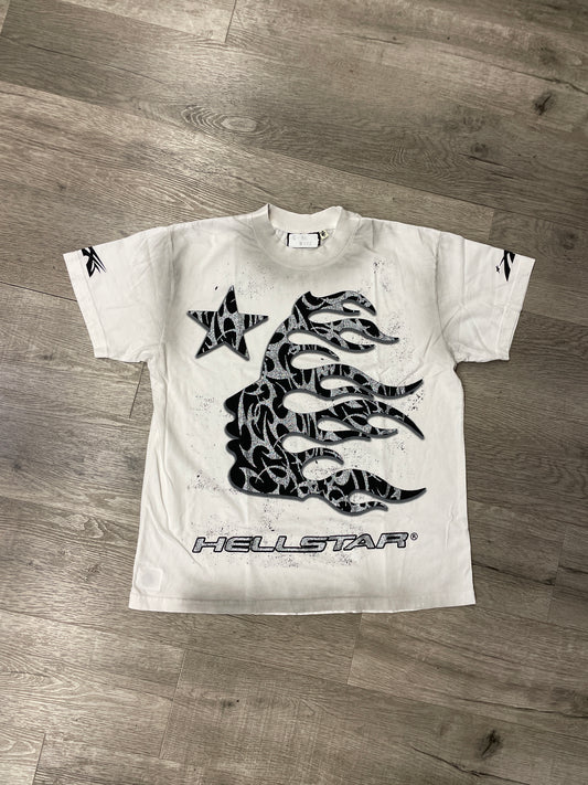 Hellstar Thorn Glitter Tee White