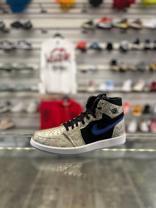 Air Jordan 1 Mid Gold Laser