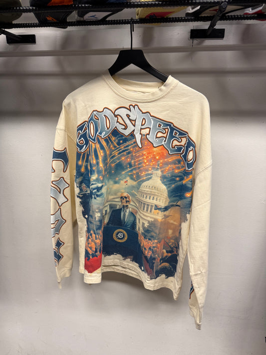 Godspeed President Longsleeve Cream