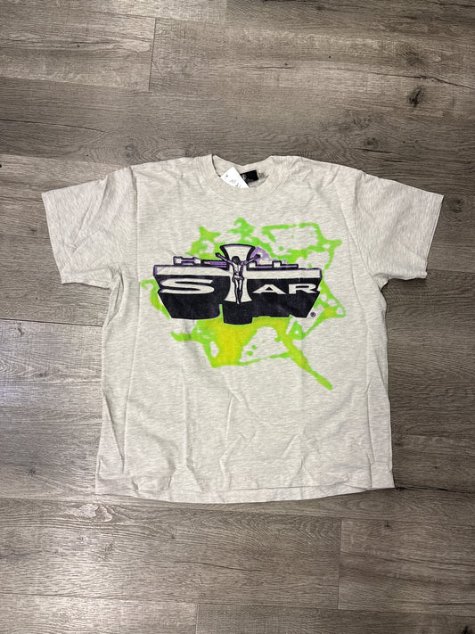 Hellstar Jesus Tee Grey/Purple/Green