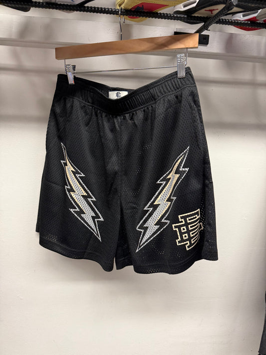 Eric Emanuel Short Black Cream/Grey Bolt