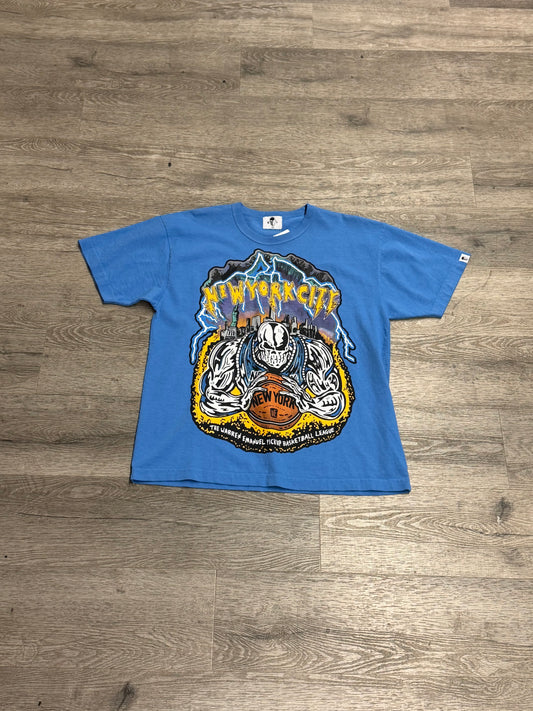 Warren Lotas Knicks Tee Blue