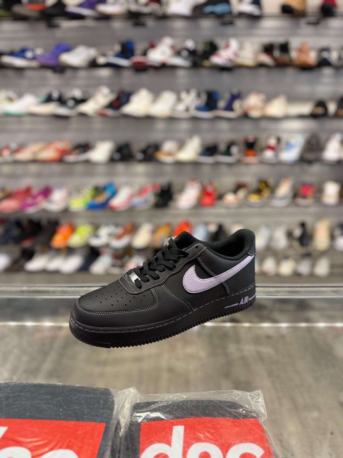 Nike Air Force One Black/Purple