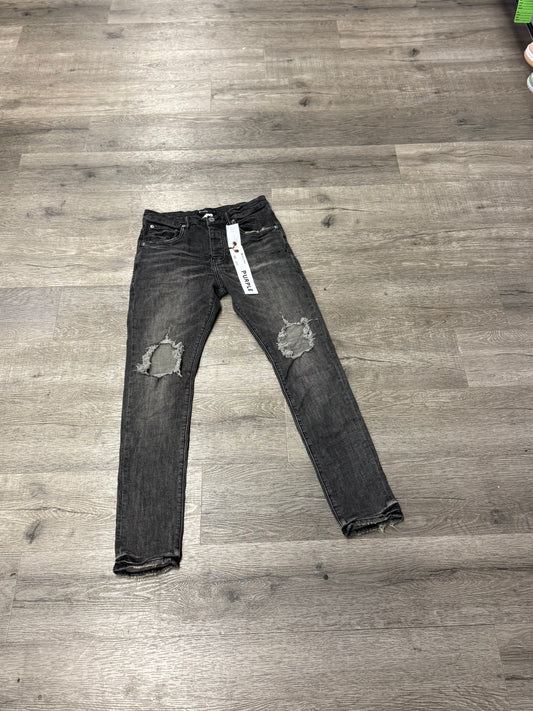 Purple Jeans Charcoal Grey