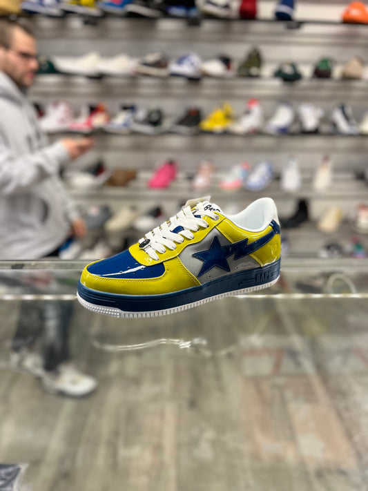 Bape Bapesta Blue/Yellow